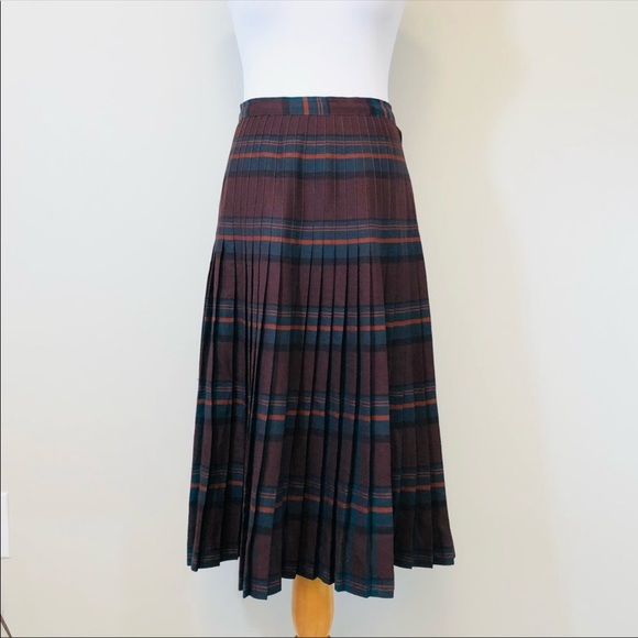 VINTAGE HIGHLAND QUEEN Wool Skirt - Size 14 - Picture 2 of 11